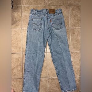 Vintage Orange Tab Levi's Light Blue Relaxed Fit Jeans